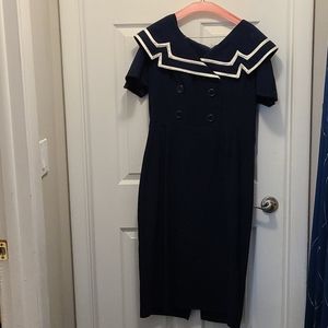 Pinup style sailor dress